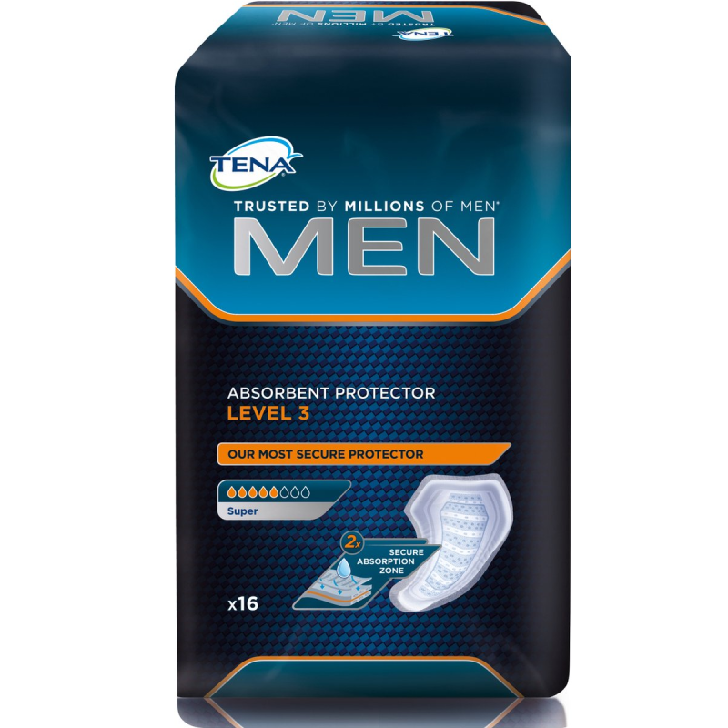 Tena Men Level 3 - Urinaire bescherming voor mannen | Senup Verpakking ...